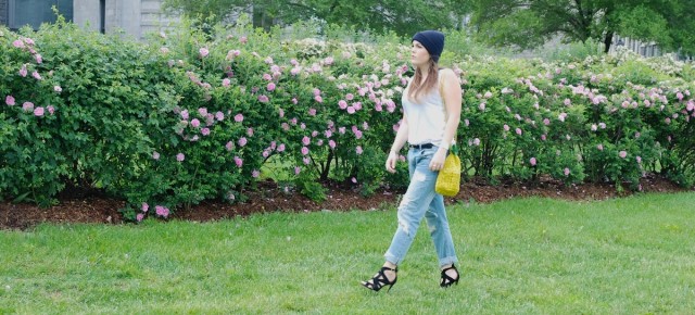 Look - Boyfriend jeans, ananas + le meilleur fashion tip pour les shoeaholics